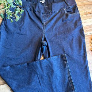 Comfy Dark Wash Boot Cut Jeggings